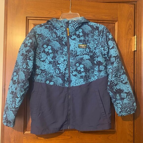 L.L. Bean Kids' Mountain Classic 3-in-1 Jacket spring fall winter jacket 14/16 - Picture 2 of 9